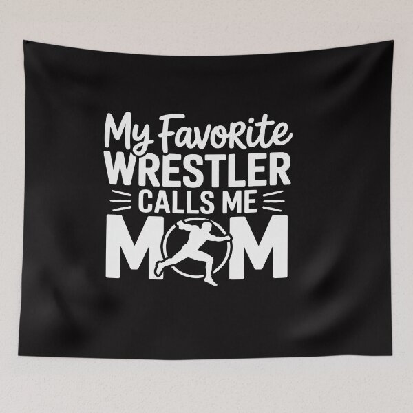 Item preview, My Favorite Wrestler Calls Me Mom Wrestling Mom Mother designed and sold by OlafLica.
