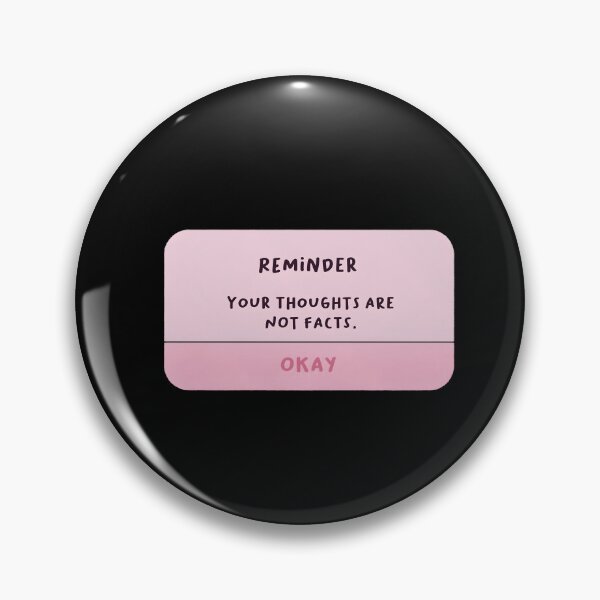 Item preview, Your Thoughts Are Not Facts designed and sold by KimberlyRGreene.