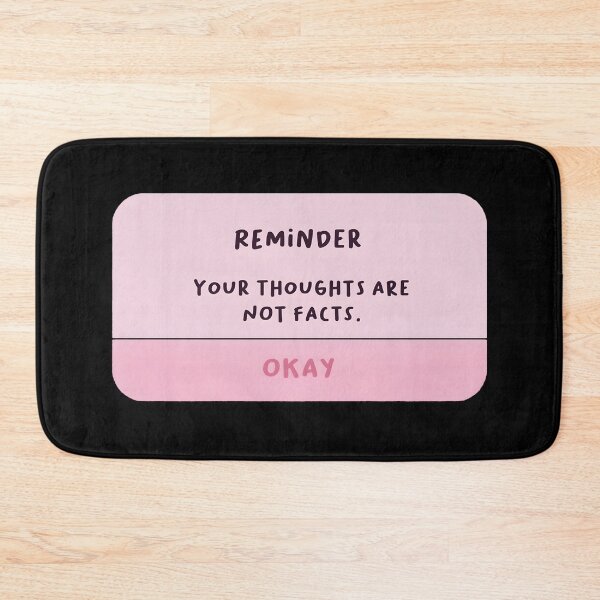 Item preview, Your Thoughts Are Not Facts designed and sold by KimberlyRGreene.