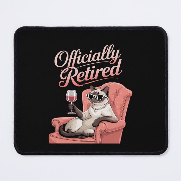 Item preview, Officially Retired Siamese Cat Retirement designed and sold by ShelFisher.