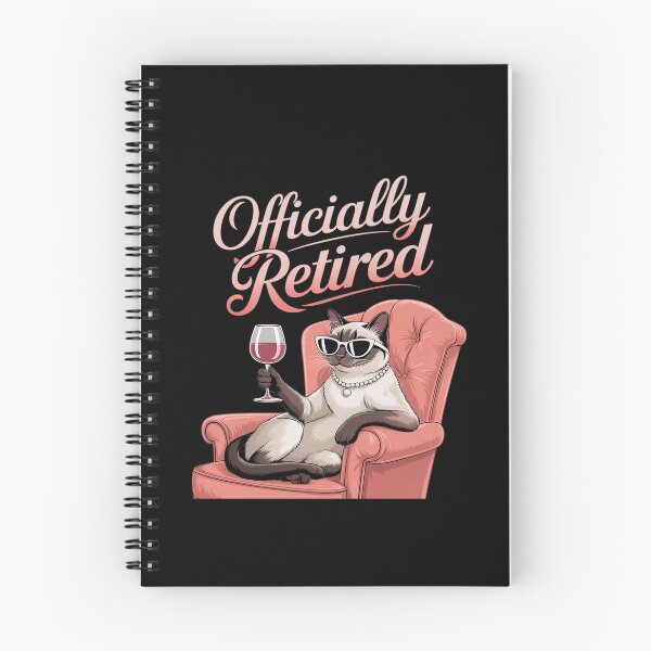 Item preview, Officially Retired Siamese Cat Retirement designed and sold by ShelFisher.