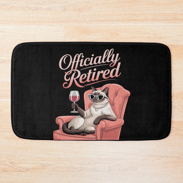 Item preview, Officially Retired Siamese Cat Retirement designed and sold by ShelFisher.