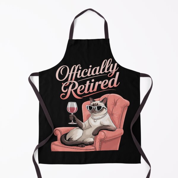Item preview, Officially Retired Siamese Cat Retirement designed and sold by ShelFisher.
