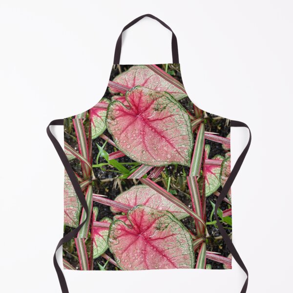 Item preview, Raindrops on Pink Caladium Leaf designed and sold by TrisaThyme.