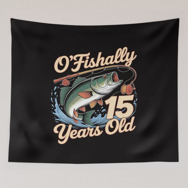 Item preview, Ofishally 15 Years Old Fisherman 15th Birthday Fishing designed and sold by ShelFisher.
