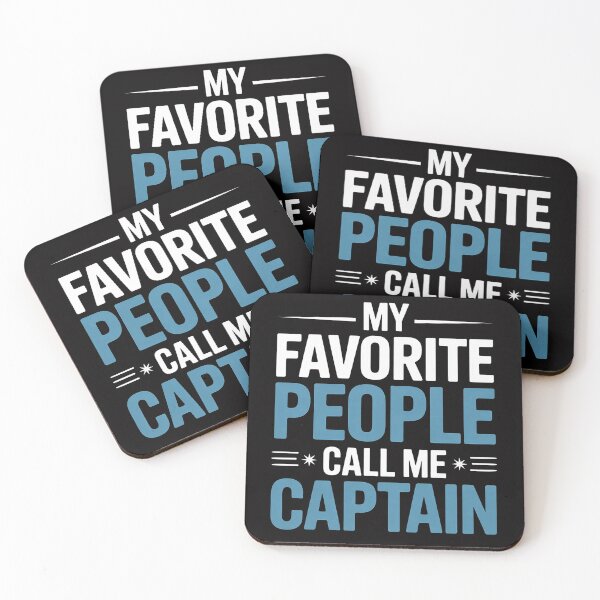 Item preview, My Favorite People Call Me Captain, Captain Fathers Day designed and sold by OlafLica.