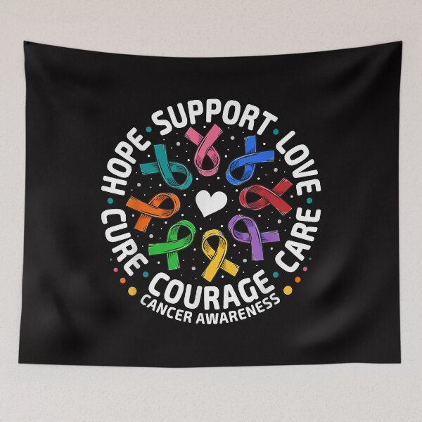 Item preview, Support All Ribbons Cancer Awareness Shirt For All Cancers designed and sold by Noput1951.