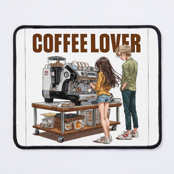 Item preview, Cute Coffee Lover Barista Machine – Adorable Coffee Shop Cartoon Art designed and sold by Grafititee.