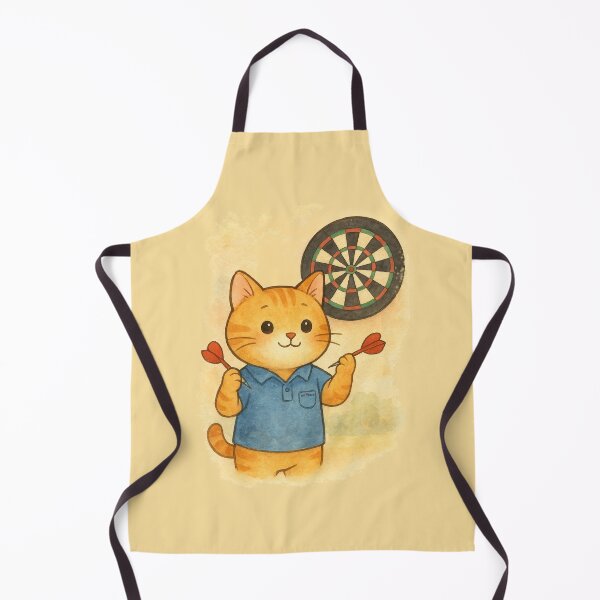Item preview, Darts Pro Player Kitty– Cute Watercolor Cat! ❤️❤️❤️ designed and sold by WeLoveCatss.