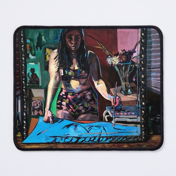 Item preview, Colorful Expressive Artist Painting in Mirror designed and sold by garbages0up.