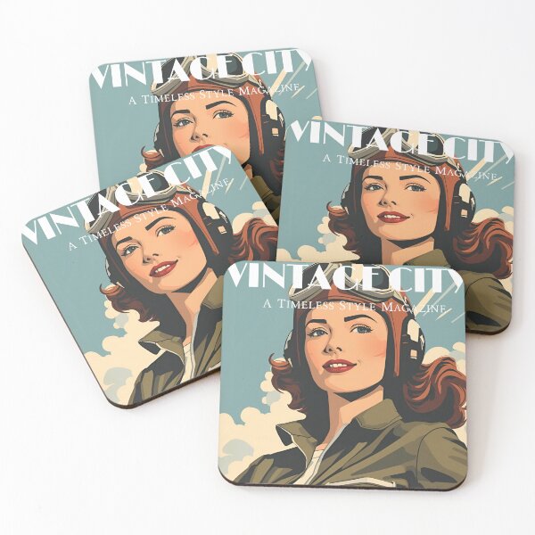 Item preview, Vintage City Magazine - Rosalind Cross - Female Pilot designed and sold by Vintage City.