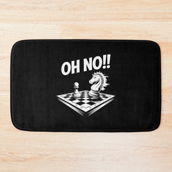 Artikelvorschau, Oh nein, Springer Chess Player Chess! entworfen und verkauft von ShelFisher.