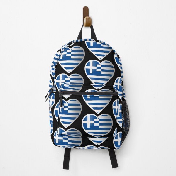 Item preview, Greek Flag Heart – Greece Love & Pride designed and sold by Georain.