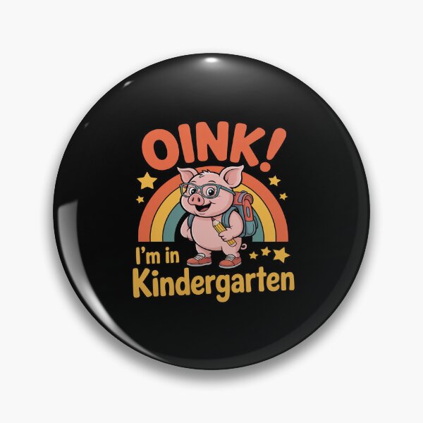 Item preview, Oink I’m In Kindergarten Cute Funny Pig Back to School designed and sold by ShelFisher.