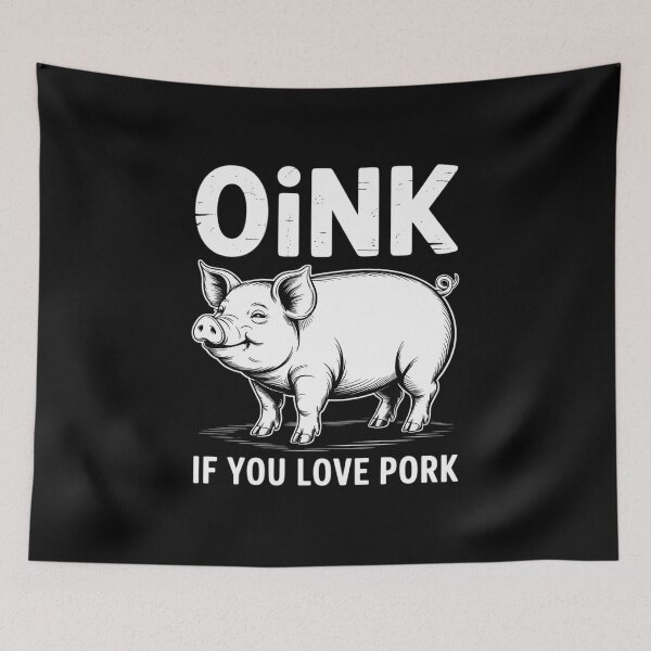 Item preview, Oink If You Love Pork Pig Roast Barbecue BBQ Cooks Chefs designed and sold by ShelFisher.