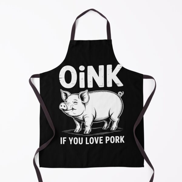 Item preview, Oink If You Love Pork Pig Roast Barbecue BBQ Cooks Chefs designed and sold by ShelFisher.