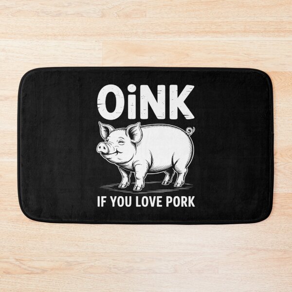 Item preview, Oink If You Love Pork Pig Roast Barbecue BBQ Cooks Chefs designed and sold by ShelFisher.