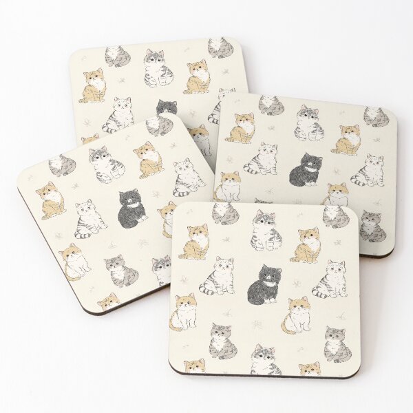Item preview, Cute Little Kittens Pattern designed and sold by Aelbrn.
