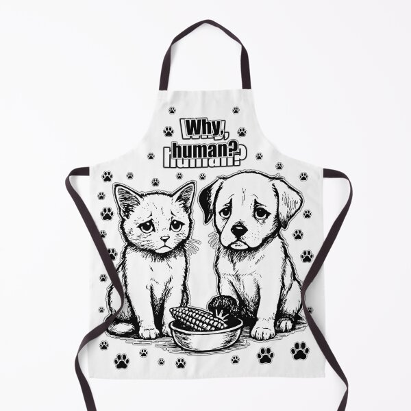 Item preview, Crying Kitten & Puppy — “Why, Human???” Comic Meme Art designed and sold by ArhiStrategOne.