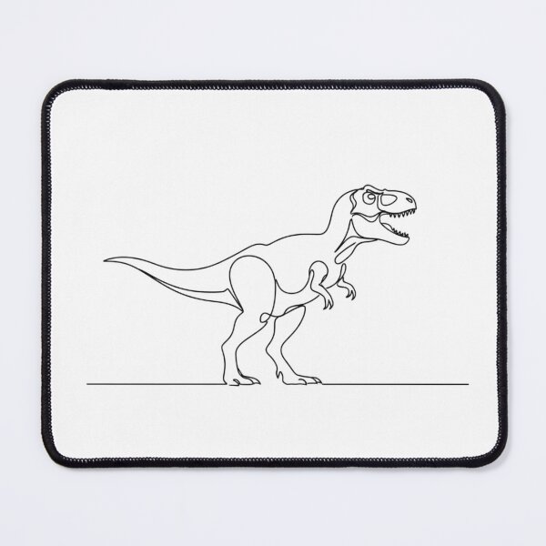 Item preview, T-Rex Silhouette – Minimalist Dinosaur Outline Art designed and sold by DinoPrints-shop.