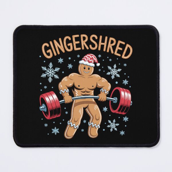 Item preview, Christmas Gym Gingerbread Gingershred Xmas Workout designed and sold by Bandikonsalez.