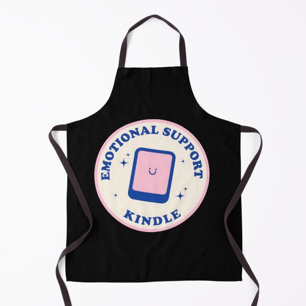 Item preview, Emotional Support Kindle Sticker Pink And Blue designed and sold by KimberlyRGreene.