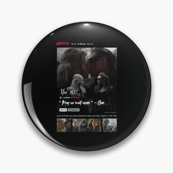 Item preview, The 100 - Lexa and Clarke (Clexa) - Coupleflix lgbt+ sapphic serie - May we meet again designed and sold by lgbtcontext.