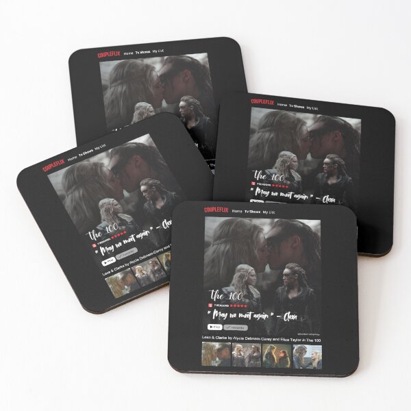 Item preview, The 100 - Lexa and Clarke (Clexa) - Coupleflix lgbt+ sapphic serie - May we meet again designed and sold by lgbtcontext.