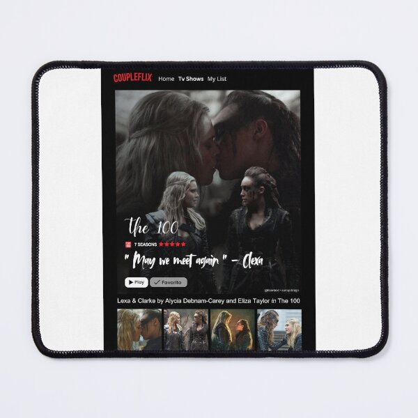 Item preview, The 100 - Lexa and Clarke (Clexa) - Coupleflix lgbt+ sapphic serie - May we meet again designed and sold by lgbtcontext.