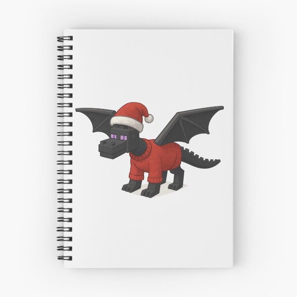 Item preview, Ender Dragon Santa Claus, Minecraft Style! Blocky, Jolly & Ready for Christmas designed and sold by DibujandoPorfa.