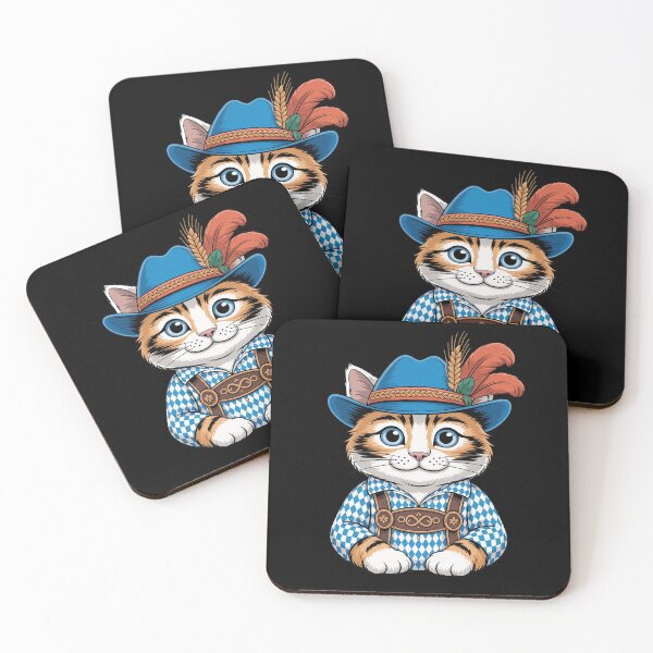 Item preview, Oktoberfest Cat German Bavarian Lederhosen Cat Lover designed and sold by Sandrhaus.