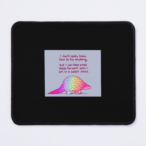 Item preview, I Can Take Small Steps Rainbow Pangolin designed and sold by KimberlyRGreene.