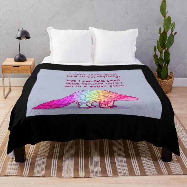 Item preview, I Can Take Small Steps Rainbow Pangolin designed and sold by KimberlyRGreene.