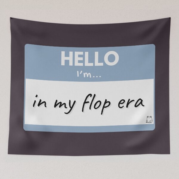 Item preview, Hello I’m in my Flop Era – Blue designed and sold by buglevel.