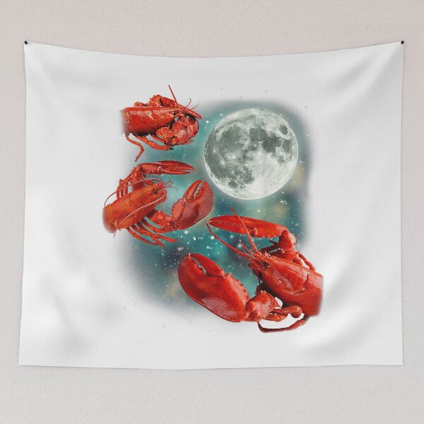 Item preview, Three Lobster Moon 3 Crustaceans Sea Lover Parody meme Women Men designed and sold by AngelaOdonn.