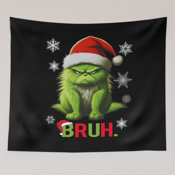 Artikelvorschau, Grinch-Katzen-Bruh-Weihnachtsshirt für Teenager-Jungen, lustiges Weihnachts-Bruh entworfen und verkauft von Har-vee.