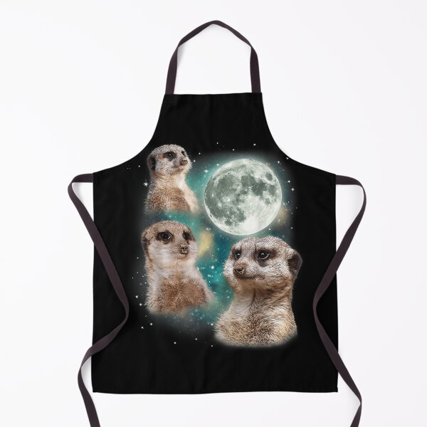 Item preview, Three Meerkats Moon African Desert Wildlife Parody Men Women designed and sold by AngelaOdonn.