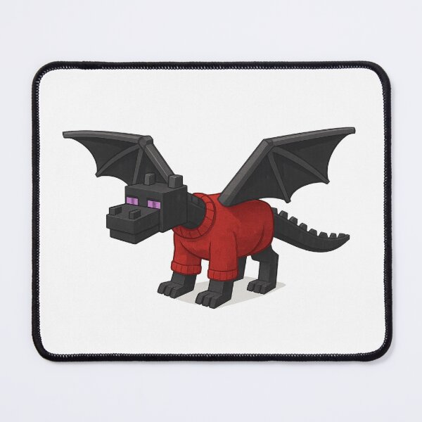 Item preview, Ender Dragon Santa Claus, Minecraft Style! Blocky, Jolly & Ready for Christmas designed and sold by DibujandoPorfa.