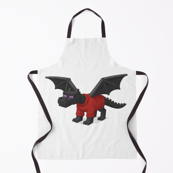 Item preview, Ender Dragon Santa Claus, Minecraft Style! Blocky, Jolly & Ready for Christmas designed and sold by DibujandoPorfa.
