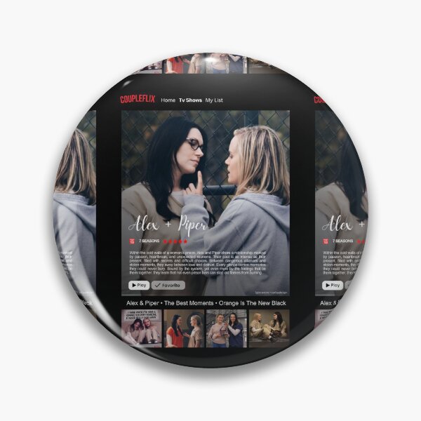 Item preview, Orange is The New Black - Sapphic WLW Couple - Alex Vause and Piper OITNB designed and sold by lgbtcontext.