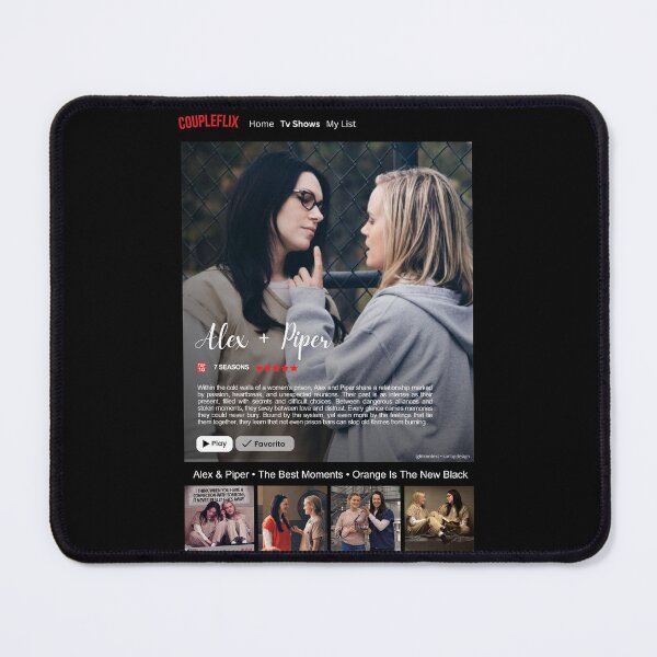 Item preview, Orange is The New Black - Sapphic WLW Couple - Alex Vause and Piper OITNB designed and sold by lgbtcontext.