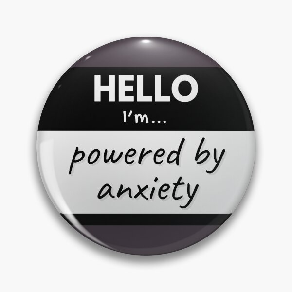 Item preview, Hello I’m Powered by Anxiety – Black designed and sold by buglevel.