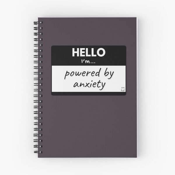 Item preview, Hello I’m Powered by Anxiety – Black designed and sold by buglevel.
