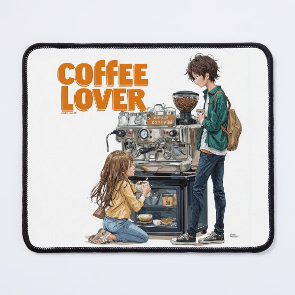 Item preview, Cute Coffee Lover Barista Machine – Adorable Coffee Shop Cartoon Art designed and sold by Grafititee.