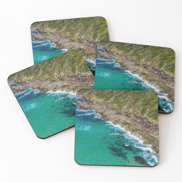 Item preview, Dramatic top-down aerial view of Burgess Beach designed and sold by Justin Mckinney.