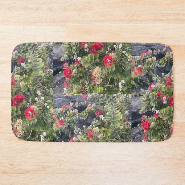 Item preview, ʻŌhiʻa Lehua Red Blossoms designed and sold by TrisaThyme.