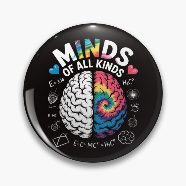 Item preview, Minds of all kinds Neurodiversity Autism Awareness ADHD ASD designed and sold by LapFemile.