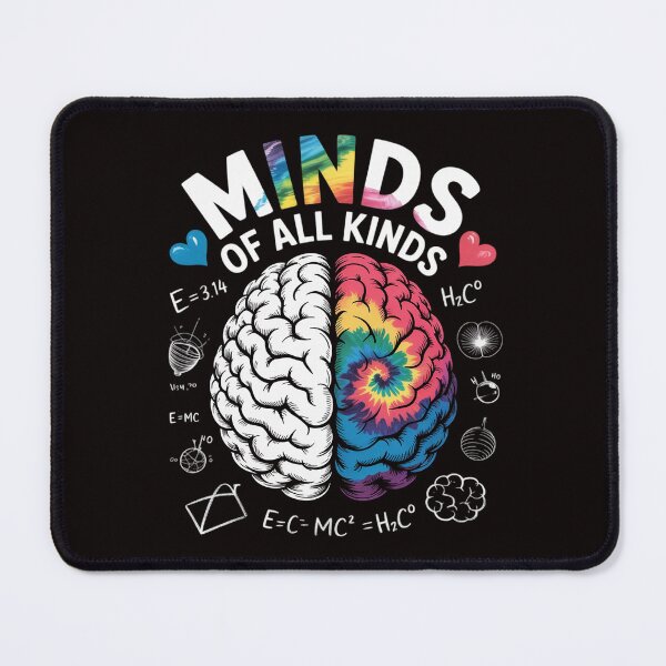 Item preview, Minds of all kinds Neurodiversity Autism Awareness ADHD ASD designed and sold by LapFemile.