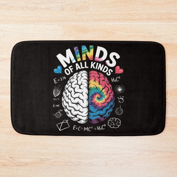 Item preview, Minds of all kinds Neurodiversity Autism Awareness ADHD ASD designed and sold by LapFemile.