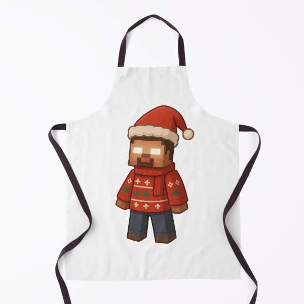 Item preview, Herobrine 2 Santa Claus, Minecraft Style! Blocky, Jolly & Ready for Christmas designed and sold by DibujandoPorfa.